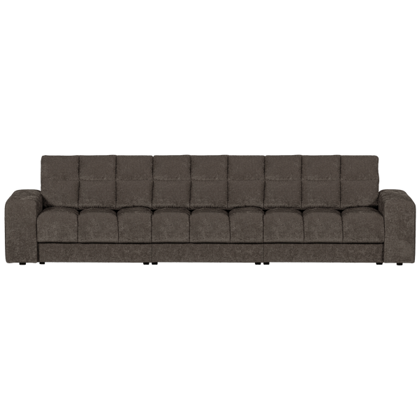 SECOND DATE 3-ZITS BANK VELVET WARMGRIJS