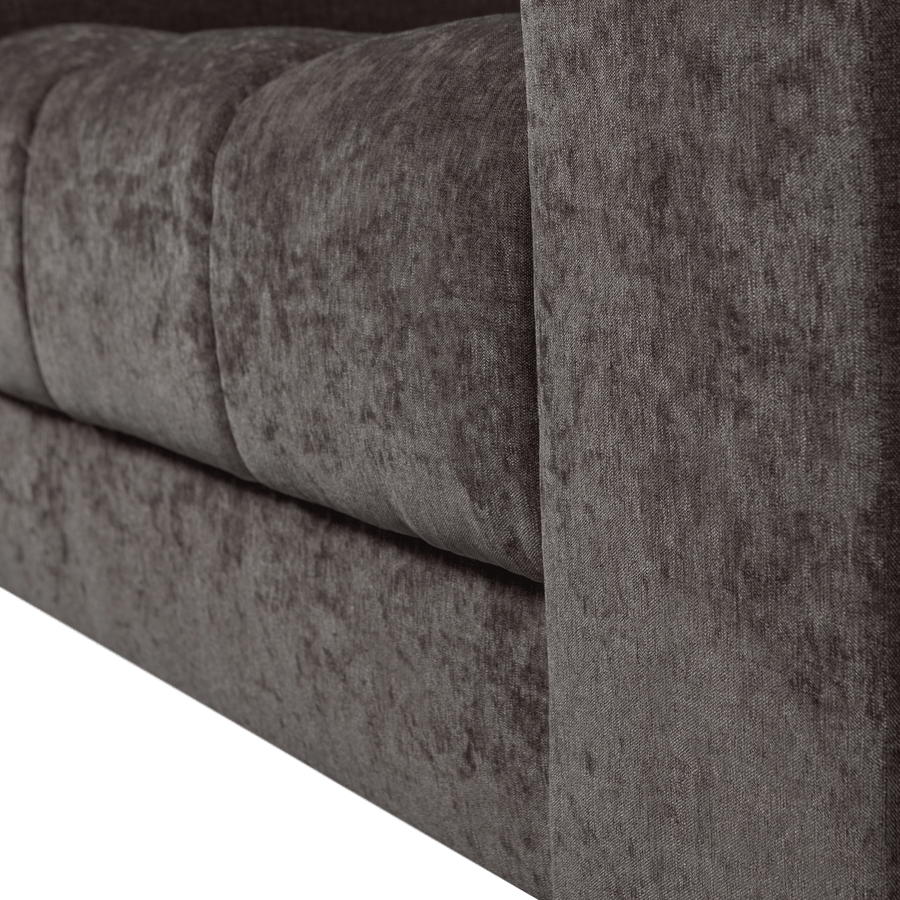 SECOND DATE 3-ZITS BANK VELVET WARMGRIJS