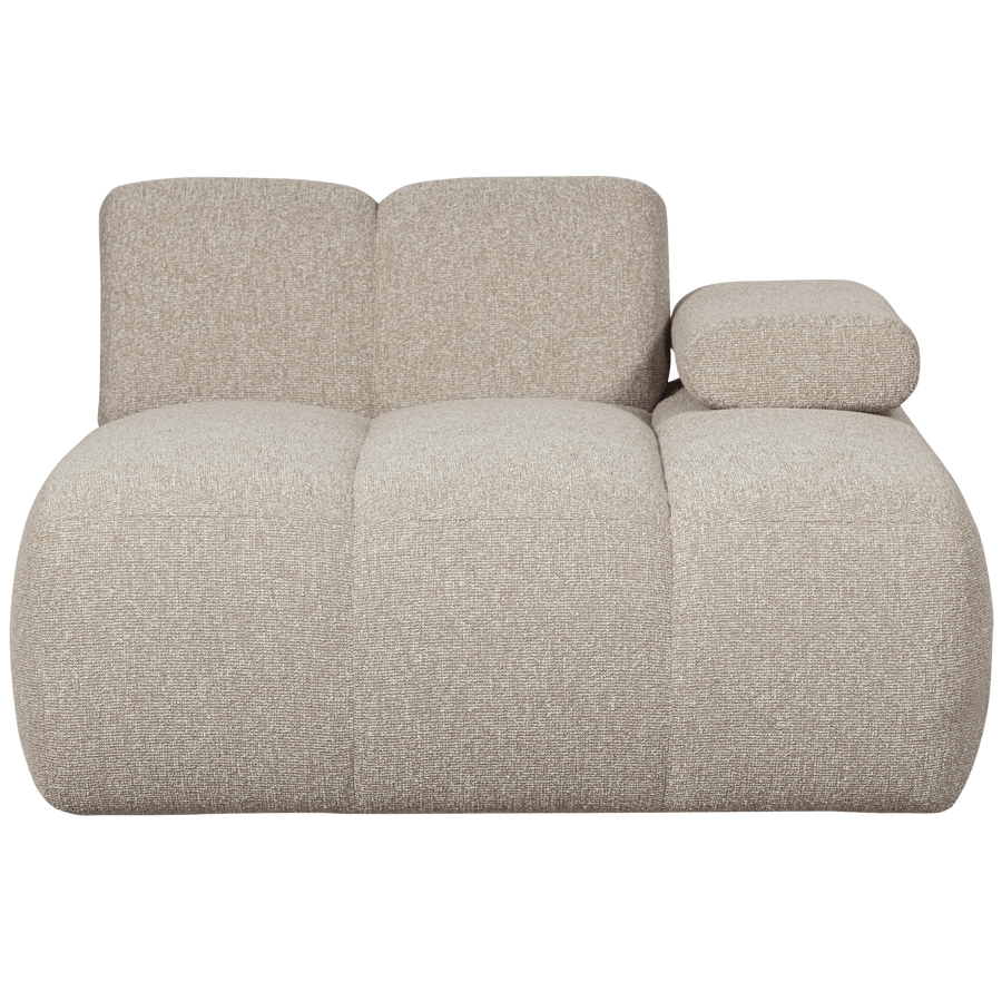 MOJO CHAISE LONGUE ELEMENT RECHTS BOUCLE BEIGE MELANGE