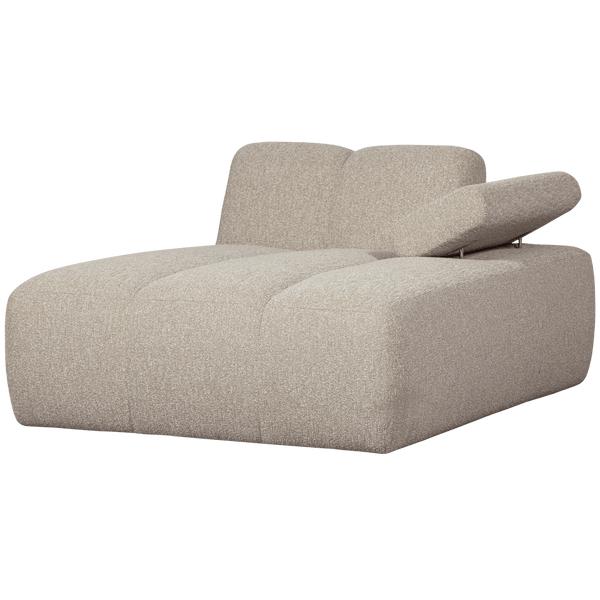 MOJO CHAISE LONGUE ELEMENT RECHTS BOUCLE BEIGE MELANGE