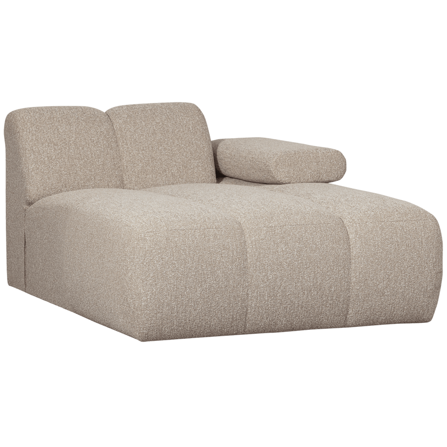 MOJO CHAISE LONGUE ELEMENT RECHTS BOUCLE BEIGE MELANGE