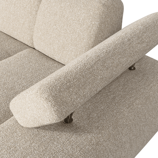 MOJO CHAISE LONGUE ELEMENT RECHTS BOUCLE BEIGE MELANGE