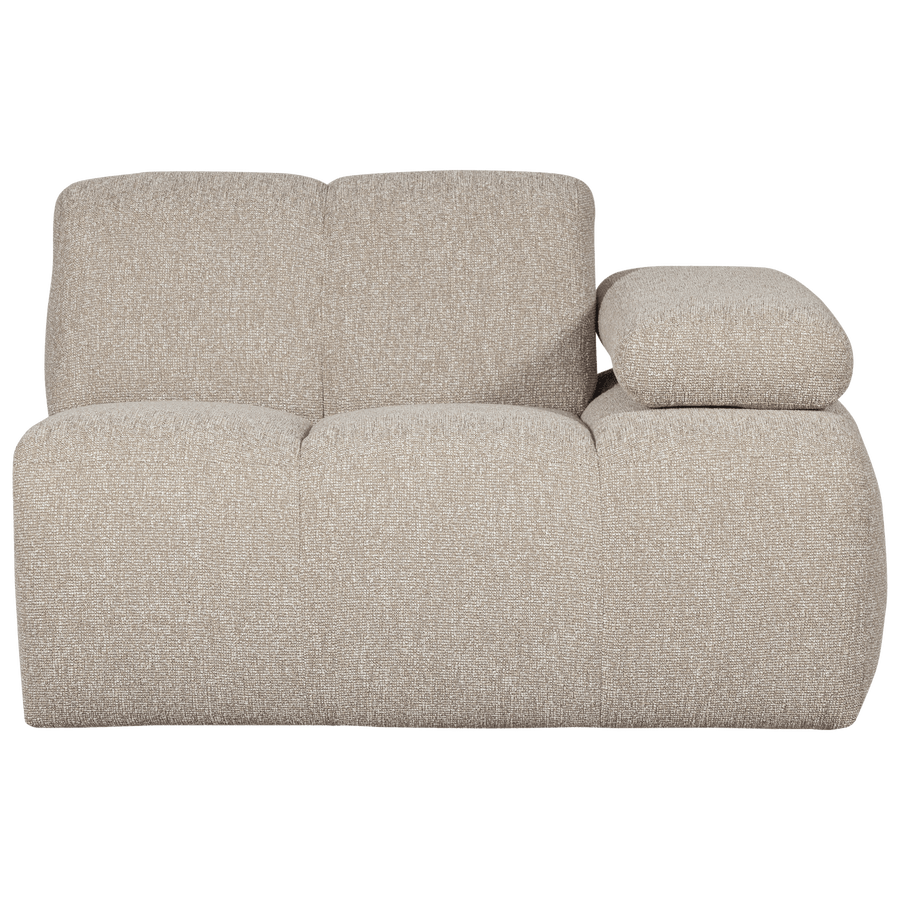 MOJO 1-ZITS ELEMENT ARM RECHTS BOUCLE BEIGE MELANGE