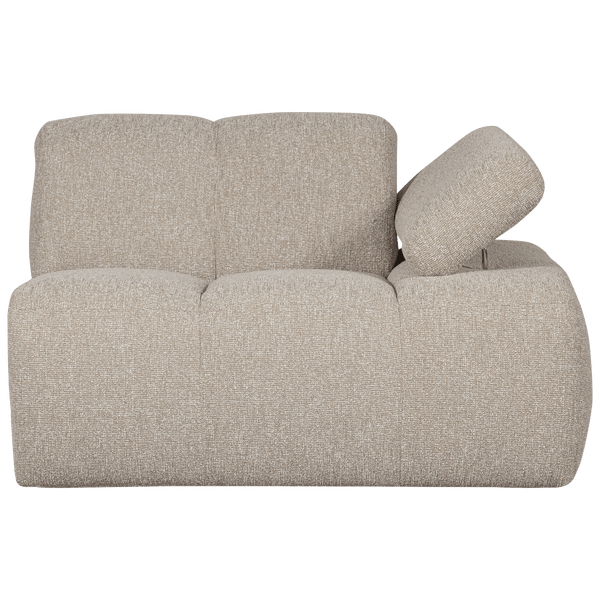 MOJO 1-ZITS ELEMENT ARM RECHTS BOUCLE BEIGE MELANGE
