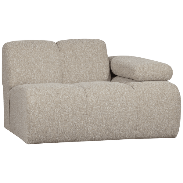 MOJO 1-ZITS ELEMENT ARM RECHTS BOUCLE BEIGE MELANGE