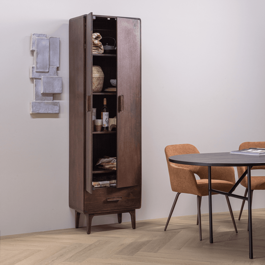 LIYA HOGE KAST MANGOHOUT DONKERBRUIN