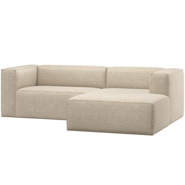 BEAN CHAISE LONGUE BANK RECHTS BEIGE MELANGE