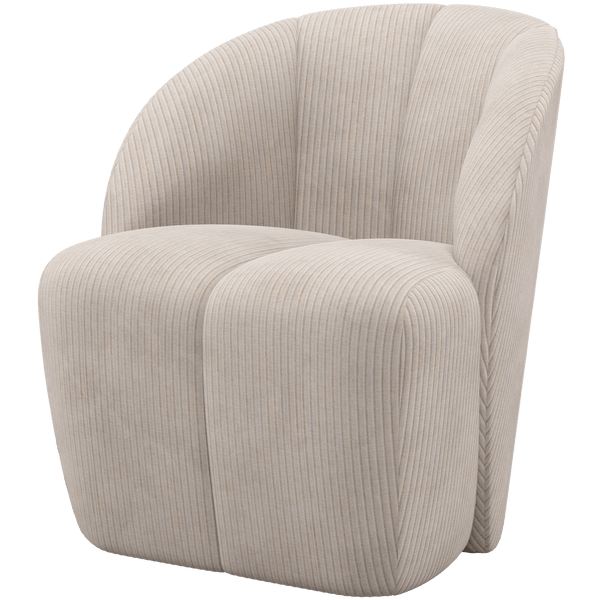 MOJO DRAAIFAUTEUIL RIBSTOF ECRU