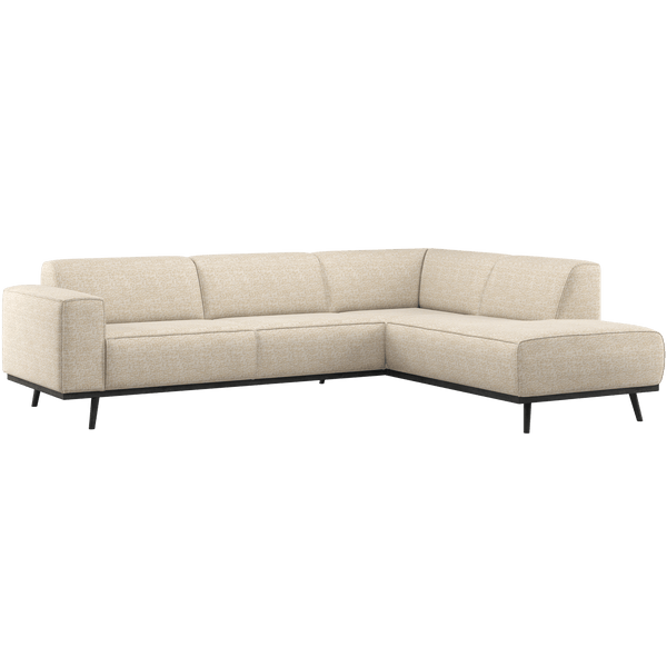 STATEMENT HOEKBANK RECHTS BEIGE MELANGE