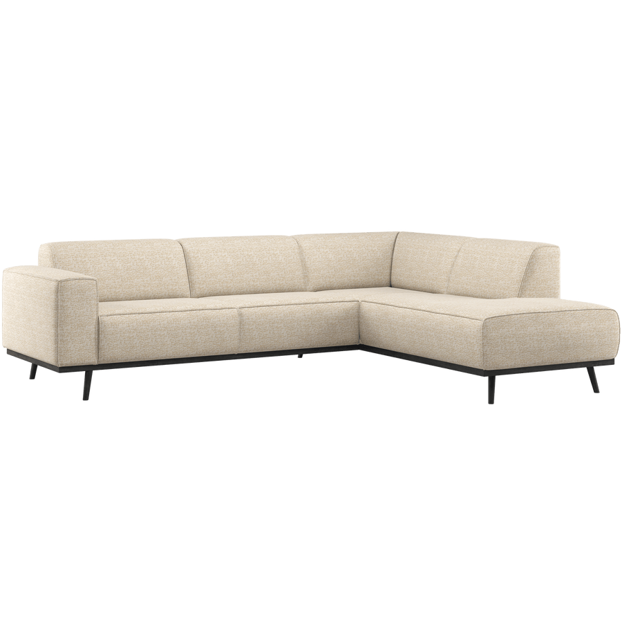 STATEMENT HOEKBANK RECHTS BEIGE MELANGE