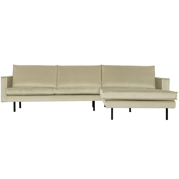 RODEO CHAISE LONGUE BANK RECHTS VELVET PISTACHE