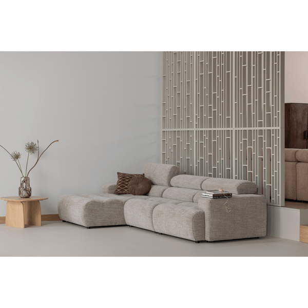 NOVI CHAISE LONGUE BANK LINKS NATUREL MELANGE