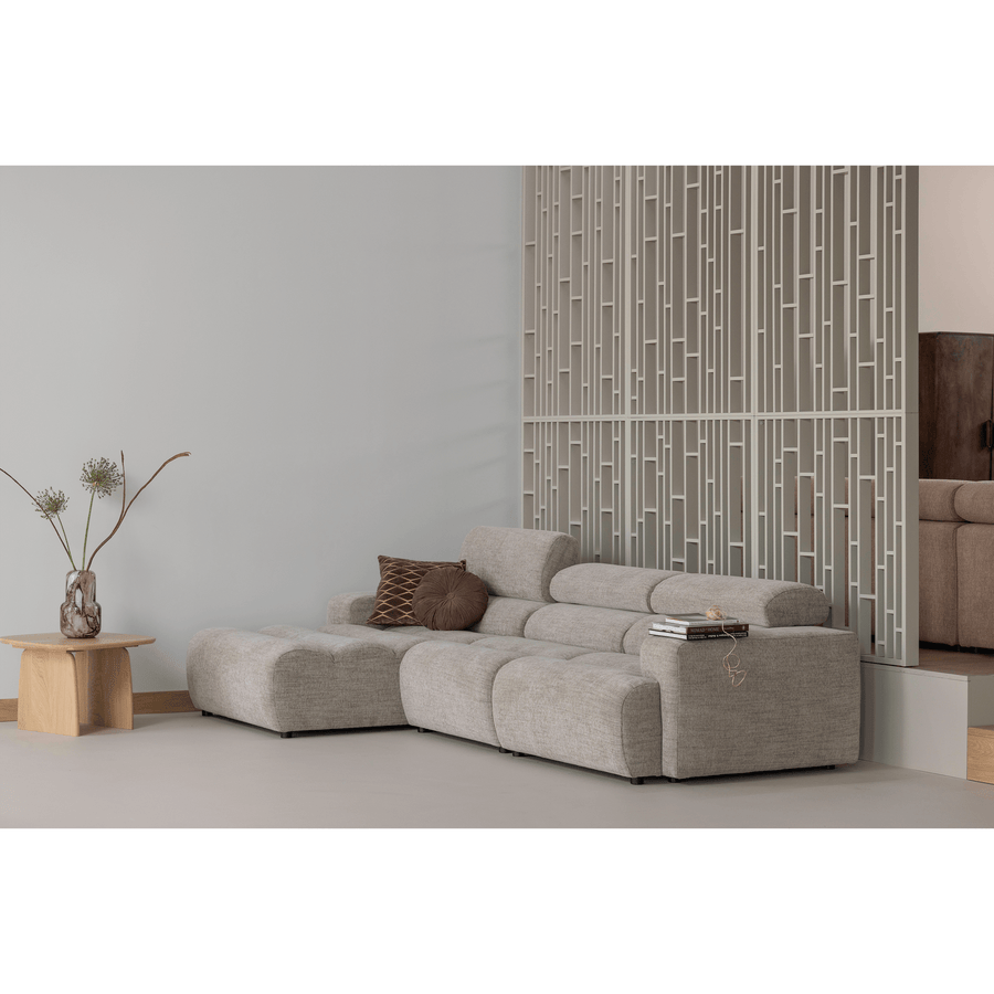 NOVI CHAISE LONGUE BANK LINKS NATUREL MELANGE
