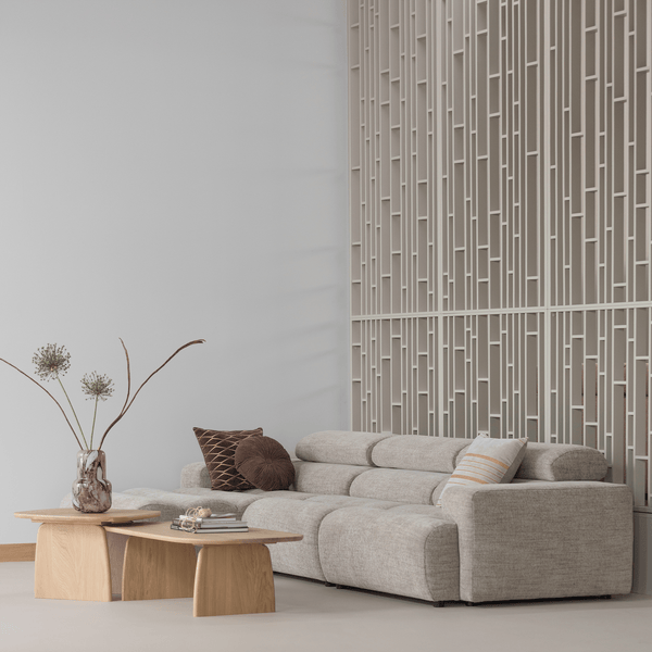 NOVI CHAISE LONGUE BANK LINKS NATUREL MELANGE
