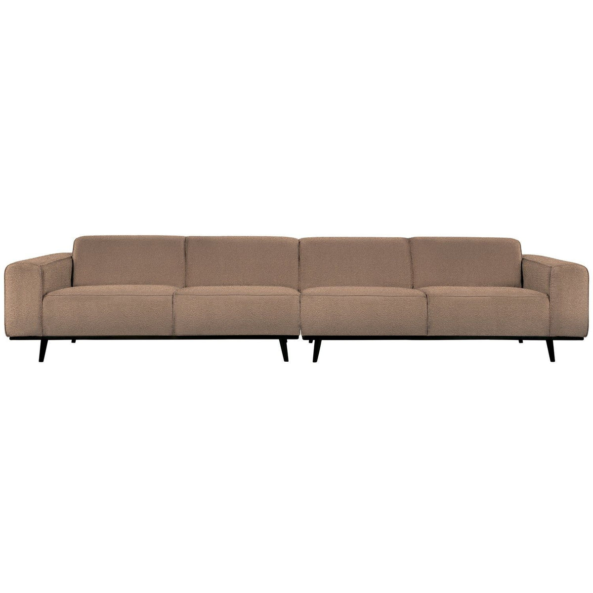 STATEMENT XL 4-ZITS BANK 372 CM BOUCLE NOUGAT