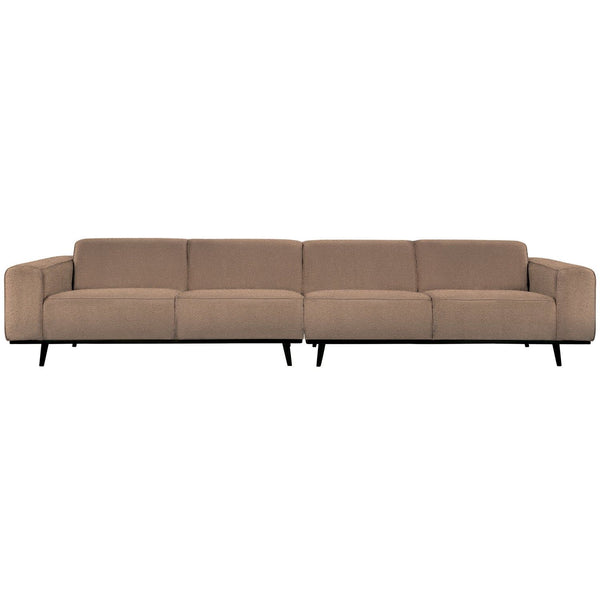 STATEMENT XL 4-ZITS BANK 372 CM BOUCLE NOUGAT