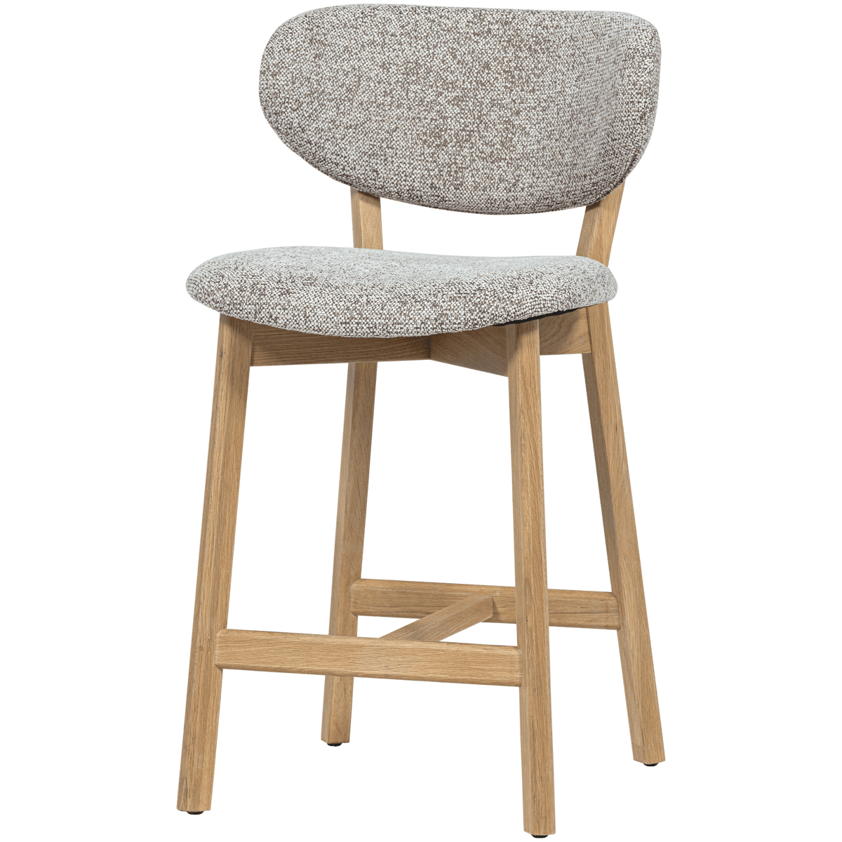 UDAR BARSTOEL NATUREL MET HOUTEN FRAME NATUREL [fsc]