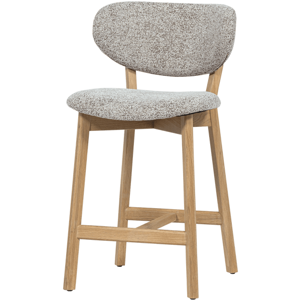 UDAR BARSTOEL NATUREL MET HOUTEN FRAME NATUREL [fsc]