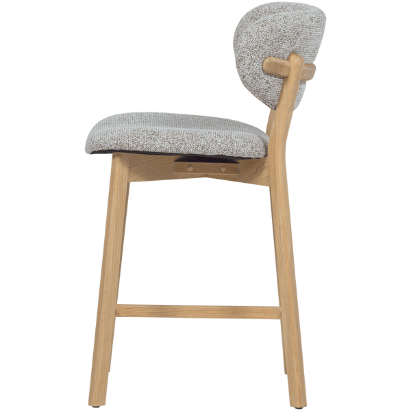UDAR BARSTOEL NATUREL MET HOUTEN FRAME NATUREL [fsc]