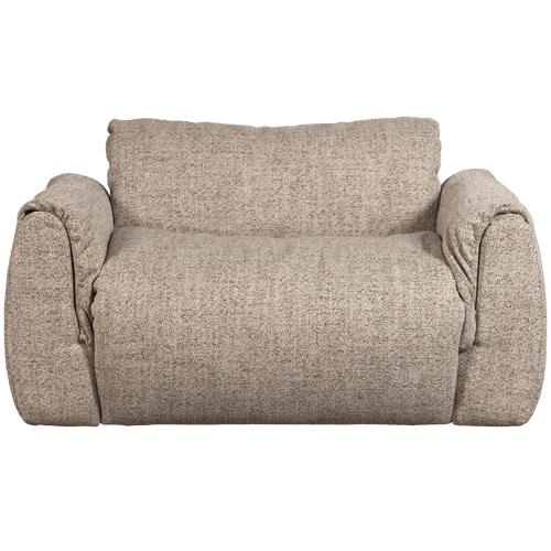 BAGGY LOVESEAT GEWEVEN STOF BRUIN MELANGE