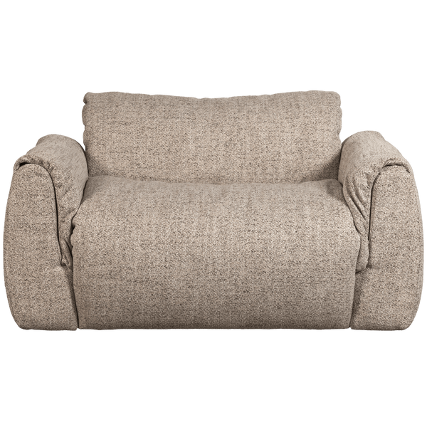 BAGGY LOVESEAT GEWEVEN STOF BRUIN MELANGE