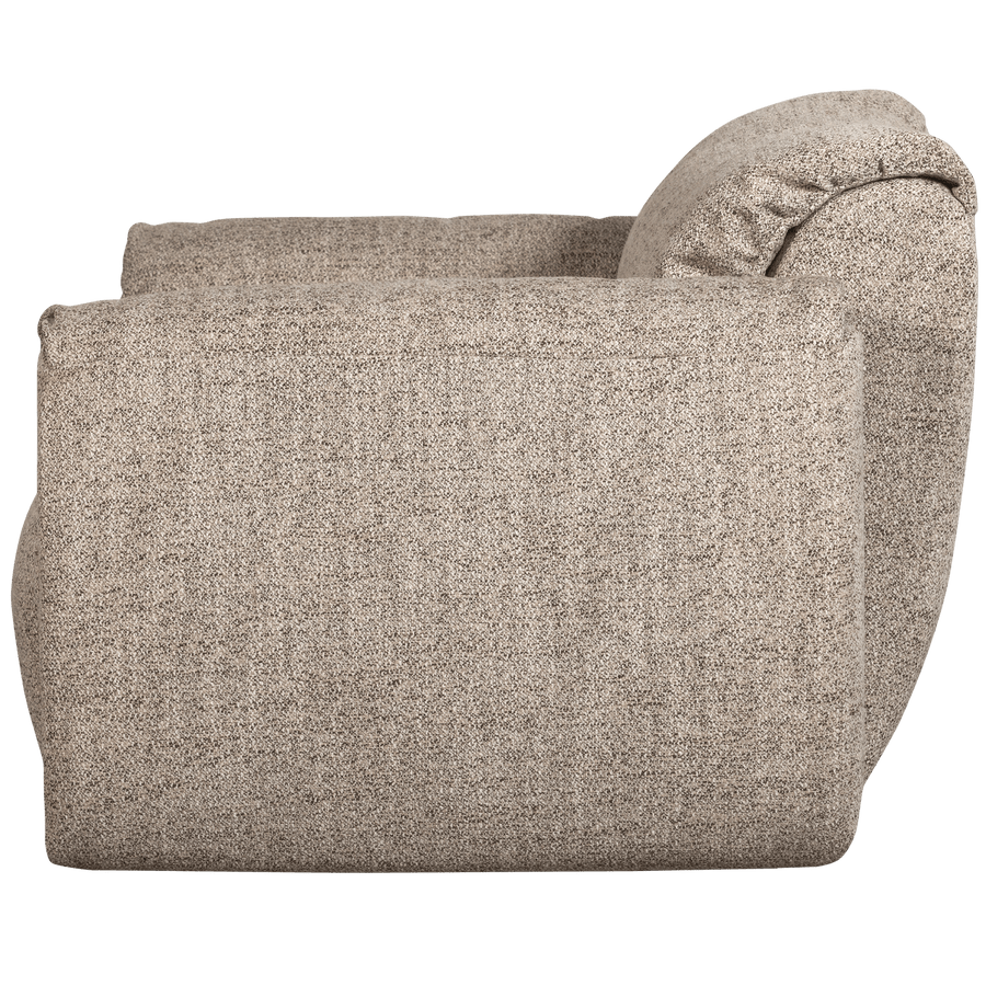 BAGGY LOVESEAT GEWEVEN STOF BRUIN MELANGE