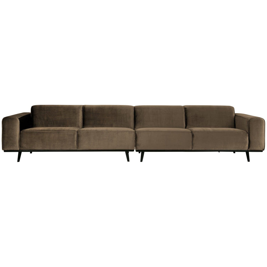 STATEMENT XL 4-ZITS BANK 372 CM VELVET TAUPE
