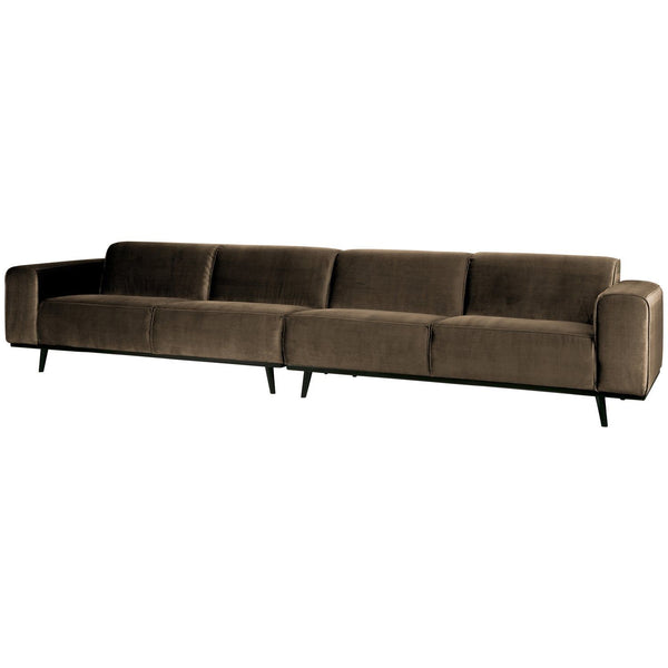 STATEMENT XL 4-ZITS BANK 372 CM VELVET TAUPE