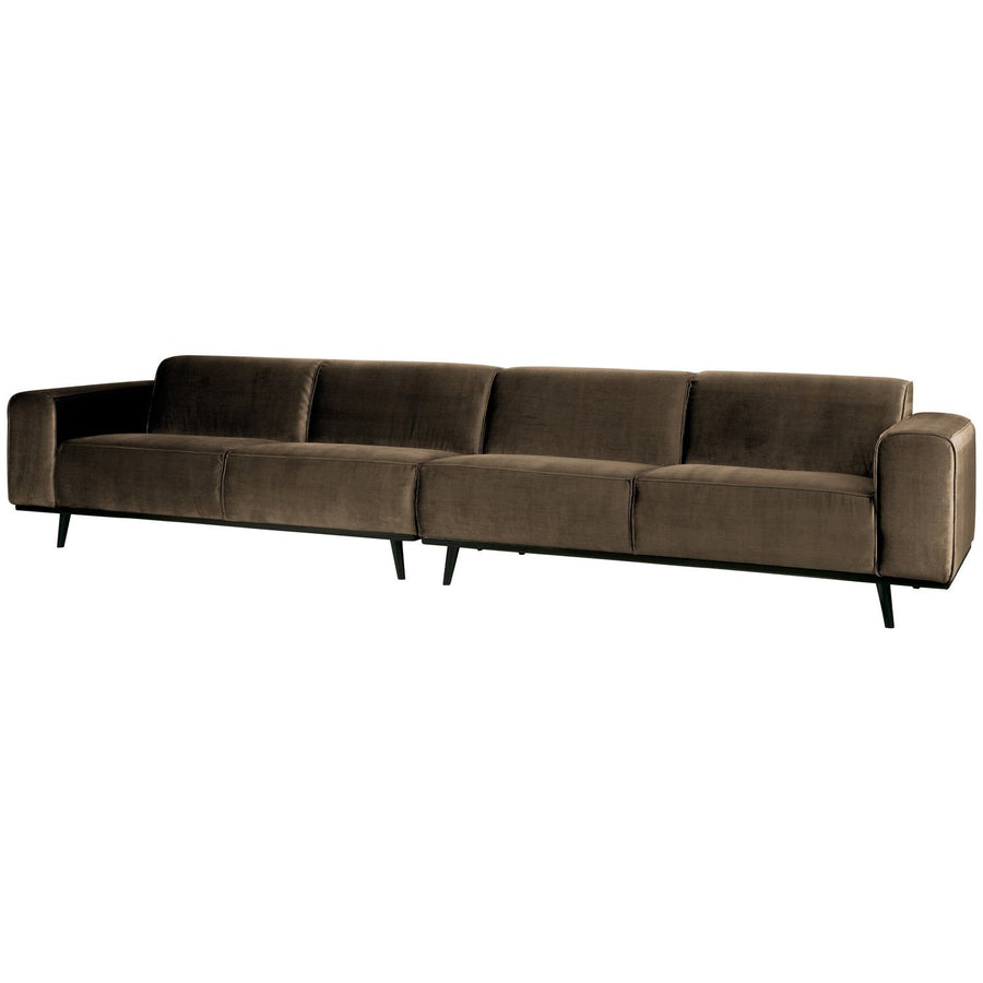 STATEMENT XL 4-ZITS BANK 372 CM VELVET TAUPE