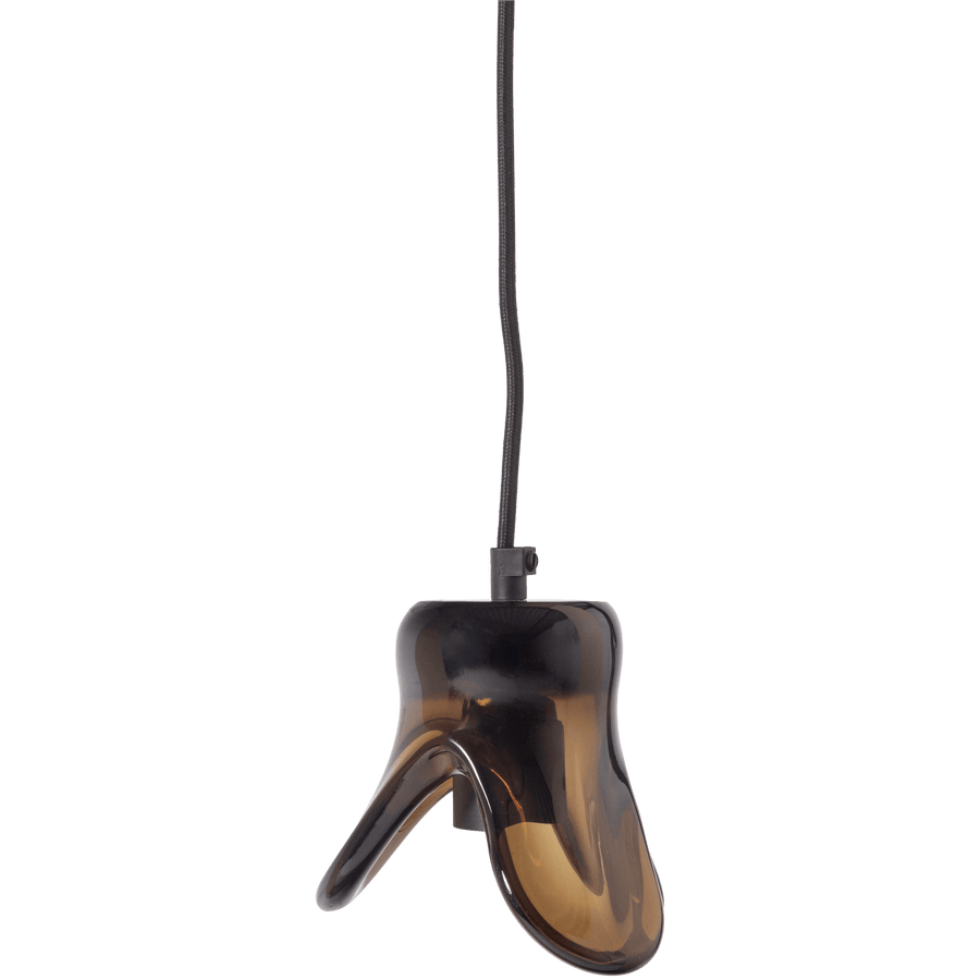 ELLE HANGLAMP KLEIN GLAS BRUIN