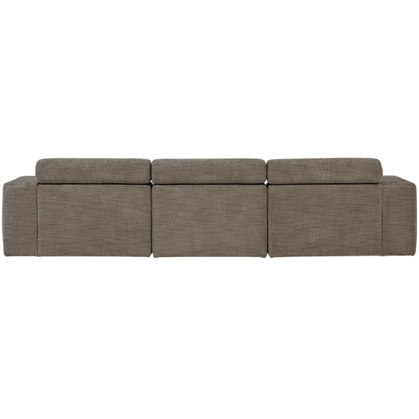 NOVI CHAISE LONGUE BANK LINKS GRIJS MELANGE