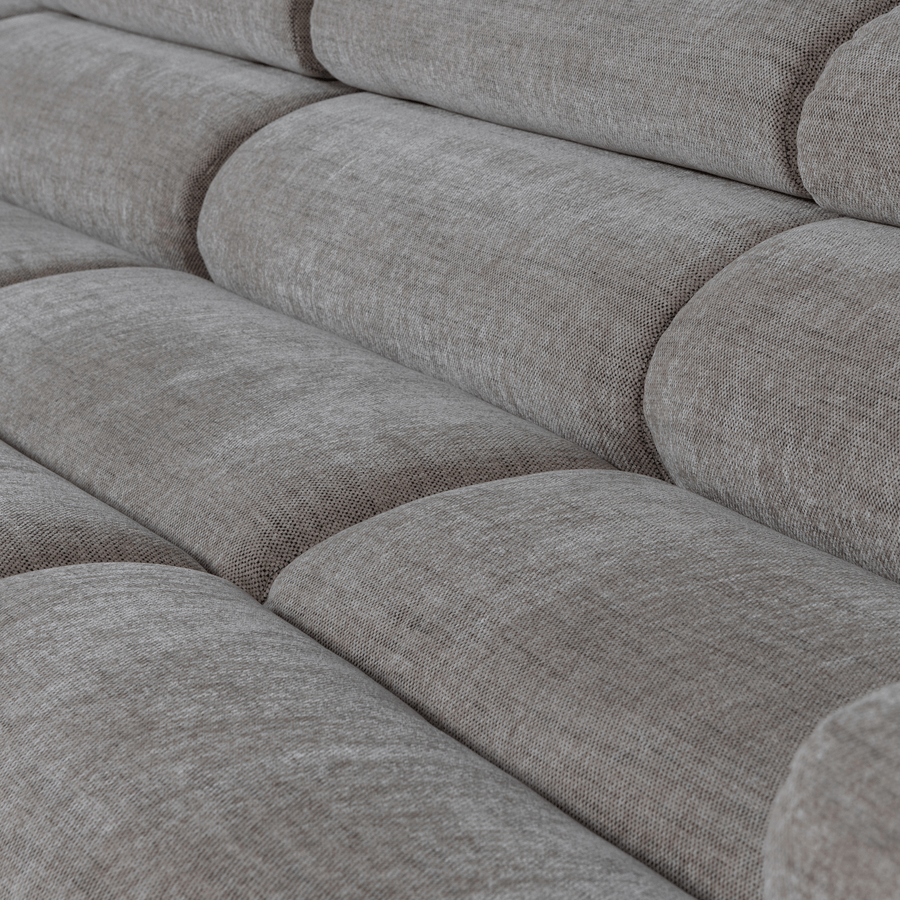 NOVI CHAISE LONGUE BANK LINKS GRIJS MELANGE