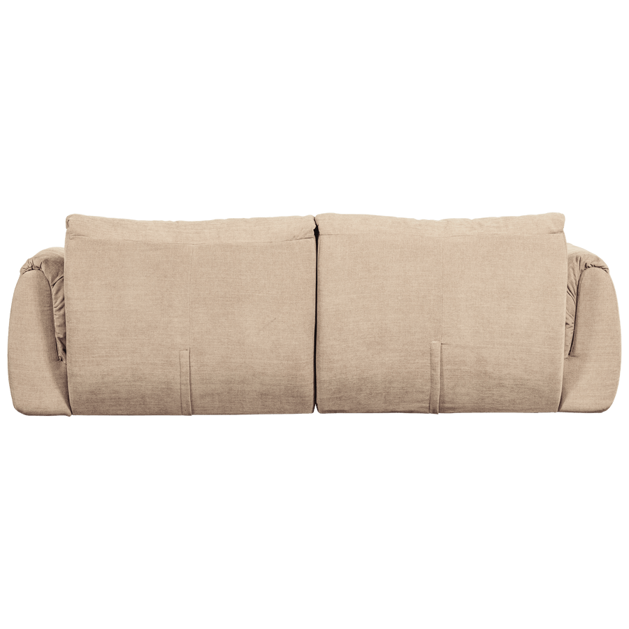 BAGGY 2-ZITS BANK GEWEVEN CHENILLE ZAND