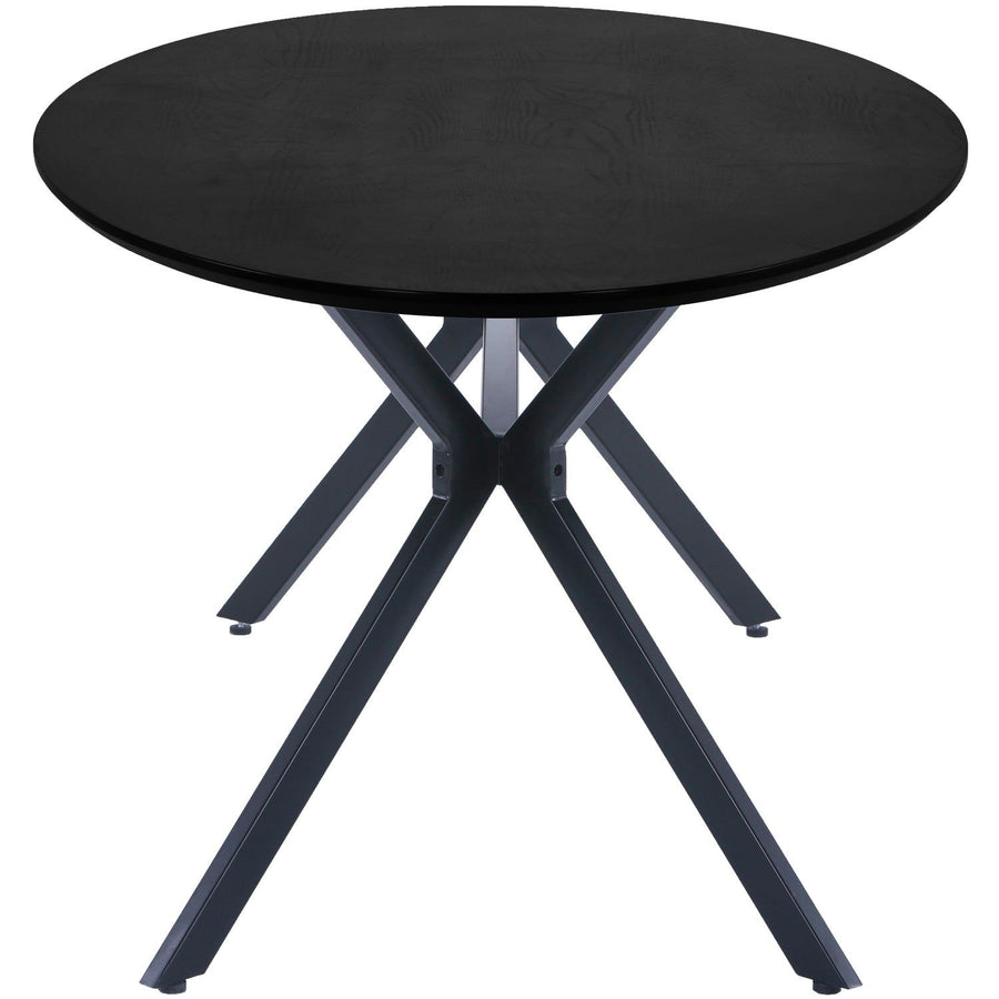 BRUNO EETTAFEL OVAAL MDF ZWART 220X100 CM