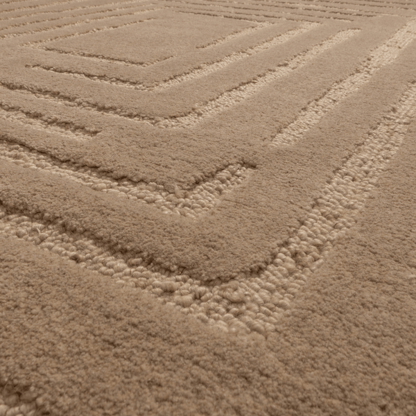 ALICIA VLOERKLEED WOL ZAND 170X240 CM