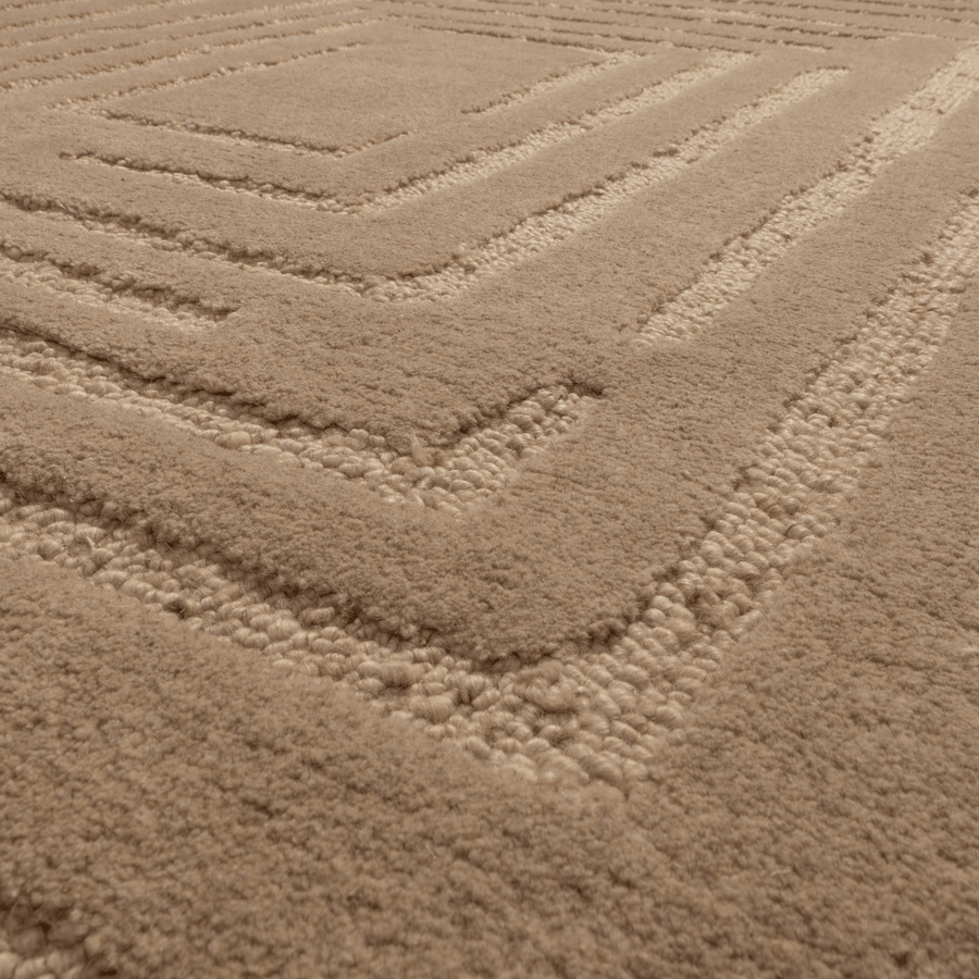 ALICIA VLOERKLEED WOL ZAND 170X240 CM