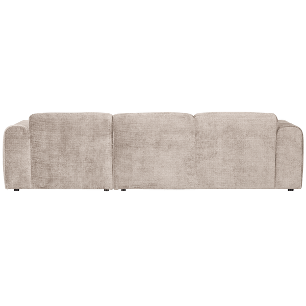 CLOUD CHAISE LONGUE BANK RECHTS CHENILLE NATUREL