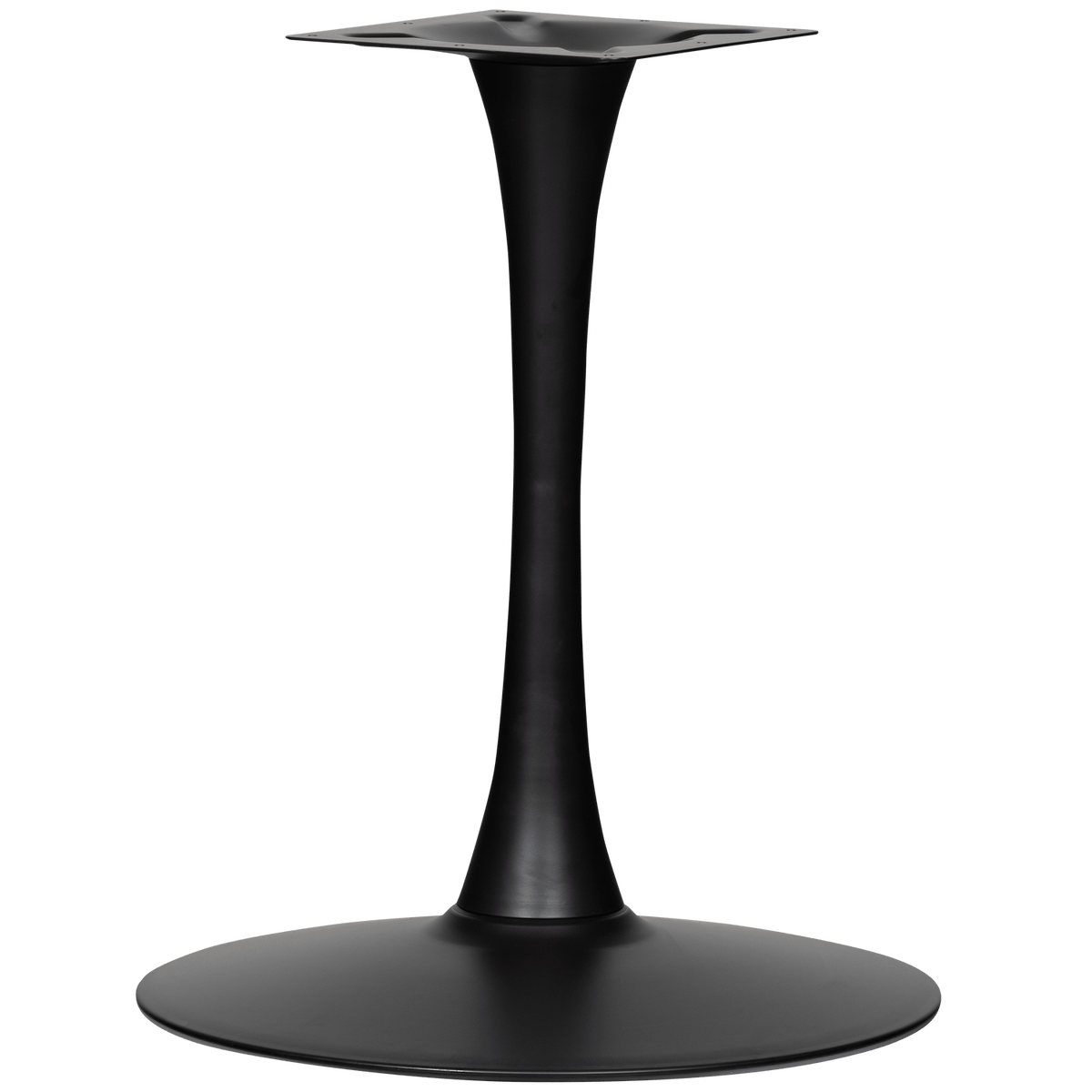 BISTRO TROMPETVOET METAAL MATZWART 72XO60 CM