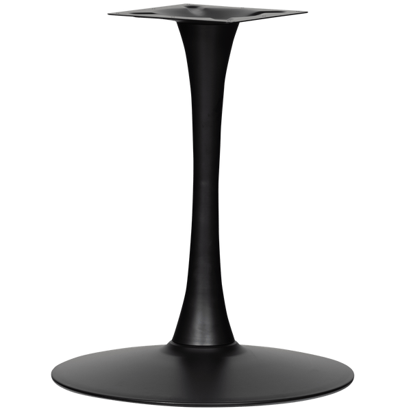 BISTRO TROMPETVOET METAAL MATZWART 72XO60 CM