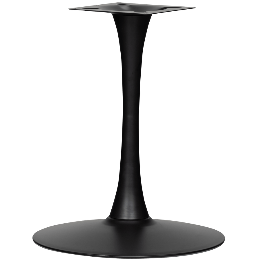 BISTRO TROMPETVOET METAAL MATZWART 72XO60 CM