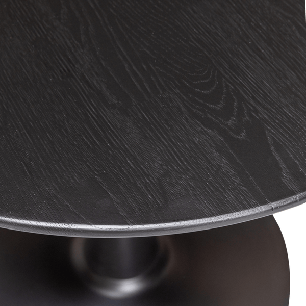 BISTRO TROMPETVOET METAAL MATZWART 72XO60 CM