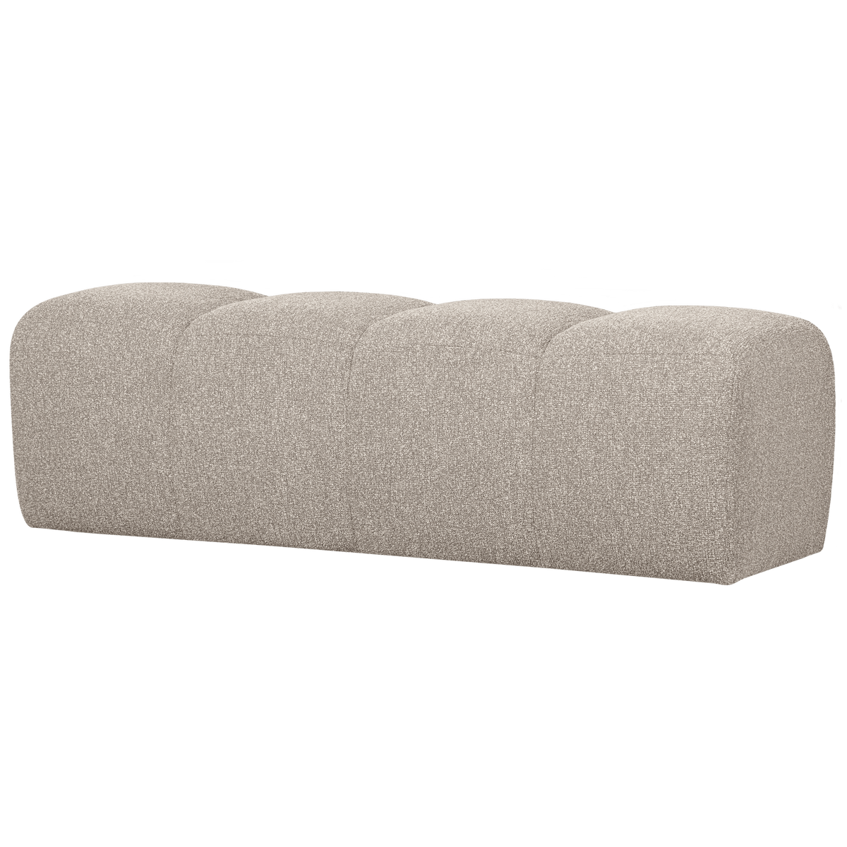 MOJO EETBANK 164 CM BOUCLE BEIGE MELANGE