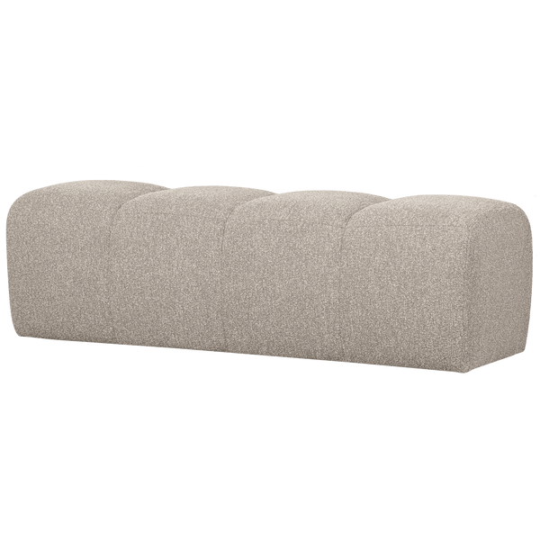MOJO EETBANK 164 CM BOUCLE BEIGE MELANGE