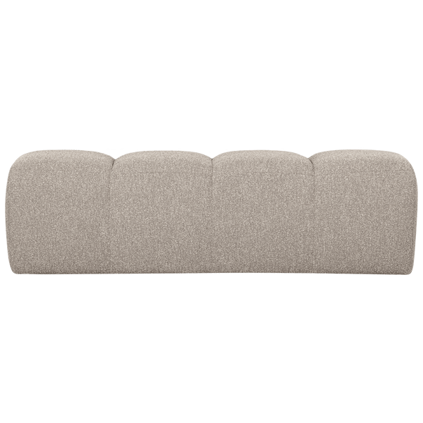 MOJO EETBANK 164 CM BOUCLE BEIGE MELANGE