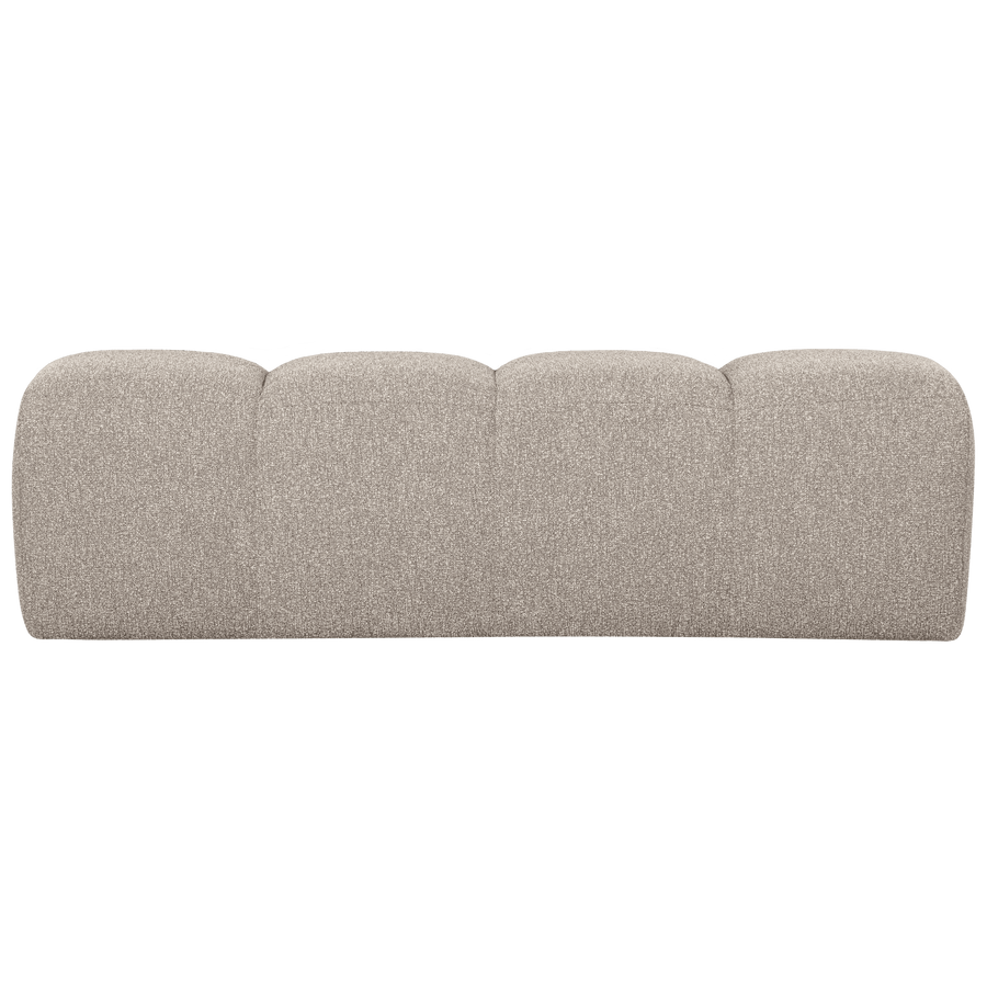 MOJO EETBANK 164 CM BOUCLE BEIGE MELANGE