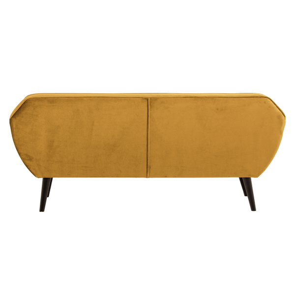 ROCCO BANK 187 CM VELVET OKERGEEL