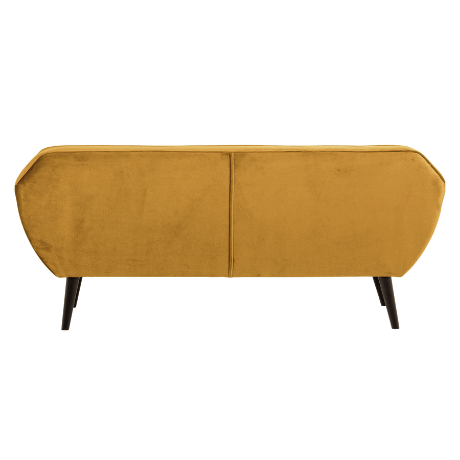ROCCO BANK 187 CM VELVET OKERGEEL