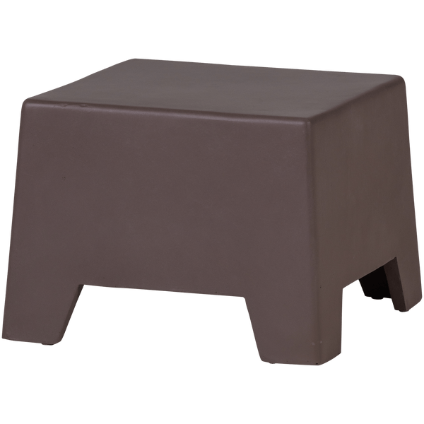 ZINA BIJZETTAFEL LAAG CEMENT BRUIN