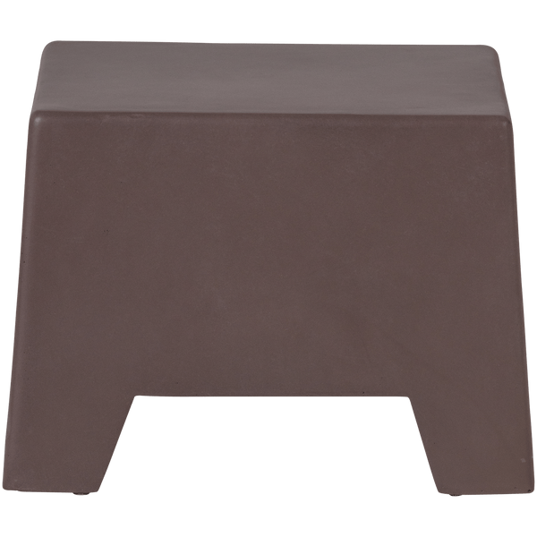 ZINA BIJZETTAFEL LAAG CEMENT BRUIN
