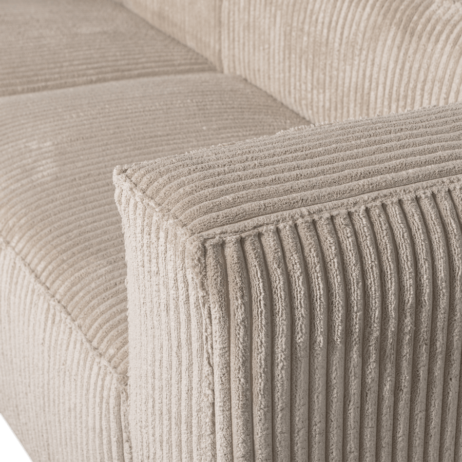 BEAN CHAISE LONGUE BANK LINKS RIBSTOF TRAVERTIN